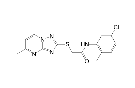 Acetamide, N-(5-chloro-2-methylphenyl)-2-[(5,7-dimethyl[1,2,4]triazolo[1,5-a]pyrimidin-2-yl)thio]-