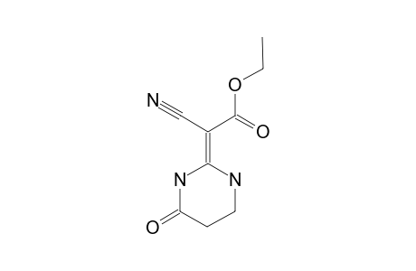 ETHYL-2-CYANO-2-(PERHYDRO-4-OXOPYRIMIDIN-2-YLIDENE)-ACETATE