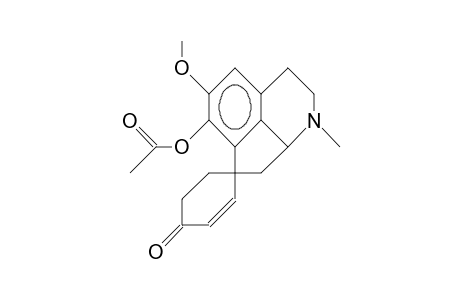 O-Acetyl-N-methyl-crotsparinine
