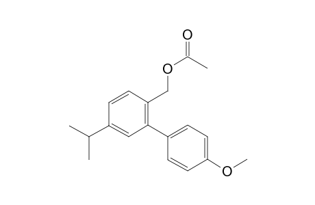 (5-Isopropyl-4'-methoxy-[1,1'-biphenyl]-2-yl)methyl acetate
