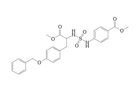 Methyl 4-[[[(1'-Methoxycarbonyl)-2'-[4"-(phenylmethoxy)phenyl]ethyl]amino}sulfonyl]amino}benzene-1-carboxylate
