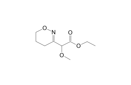 3-[METHOXY(CARBOETHOXY)METHYL]-4,5-DIHYDRO-6H-OXAZINE-1,2