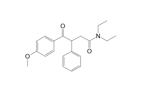 N,N-Diethyl-4-(4-methoxyphenyl)-4-oxo-3-phenylbutanamide