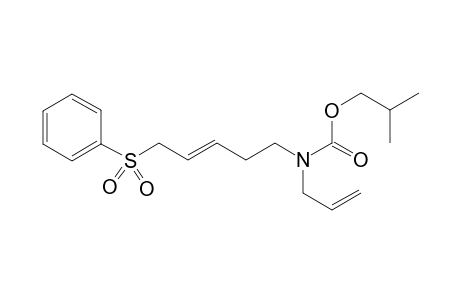 (E)-Iso-butyl allyl(5-(phenylsulfonyl)pent-3-en-1-yl)carbamate