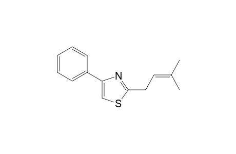 2-(3-methylbut-2-en-1-yl)-4-phenylthiazole