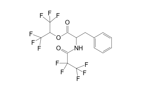1,1,1,3,3,3-hexafluoropropan-2-yl 2-(2,2,3,3,3-pentafluoropropanoylamino)-3-phenylpropanoate
