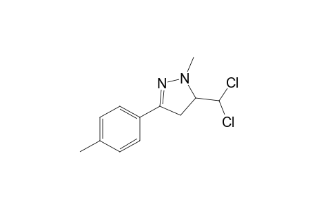 5-Dichloromethyl-1-methyl-3-(4-methylphenyl)-2-pyrazoline