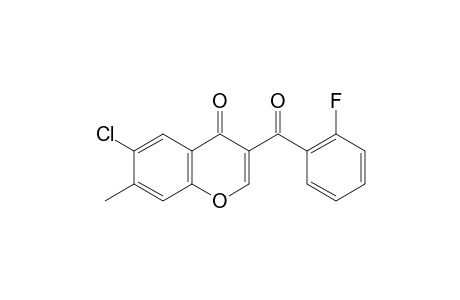 6-Chloro-3-(2-fluorobenzoyl)-7-methyl-4H-chromen-4-one