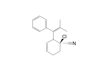 1-CHLORO-1-CYANO-2-[(2'-METHYL-1'-PHENYL)-PROP-1'-ENYL]-CYCLOHEX-3-ENE