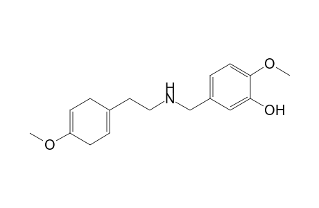 N-(3-Hydroxy-4-methoxybenzyl)-N-[2-(4-methoxycyclohexa-1,4-dien-1-yl)ethyl]amine