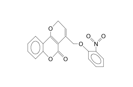 4-(2-Nitro-phenoxymethyl)-pyrano(3,2-C)(1)benzopyran-5(2H)-one