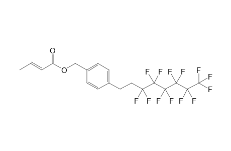 [4-(3,3,4,4,5,5,6,6,7,7,8,8,8-tridecafluorooctyl)phenyl]methyl (E)-but-2-enoate