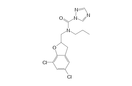 1H-1,2,4-Triazole-1-carboxamide, N-[(5,7-dichloro-2,3-dihydro-2-benzofuranyl)methyl]-N-propyl-