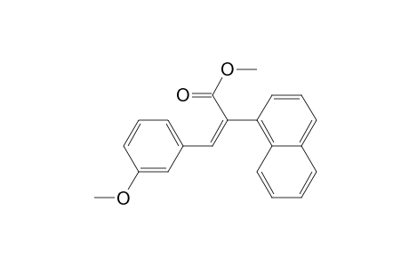 Methyl-3-(m-methoxyphenyl)-2-(1-naphthyl)propenoate