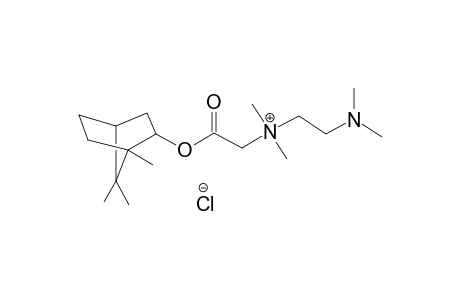 N-[2-(dimethylamino)ethyl]-N,N-dimethyl-2-oxo-2-[(1,7,7-trimethylbicyclo[2.2.1]hept-2-yl)oxy]ethanaminium chloride