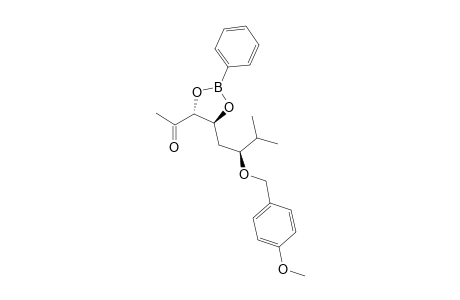 (ANTI)-1-[(4R,5S)-5-[(S)-2-(4-METHOXYBENZYLOXY)-3-METHYLBUTYL]-2-PHENYL-1,3,2-DIOXABOROLAN-4-YL]-ETHANONE;MAJOR-DIASTEREOMER