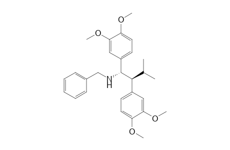 (1S,2S)-1,2-bis(3,4-dimethoxyphenyl)-3-methyl-N-(phenylmethyl)-1-butanamine