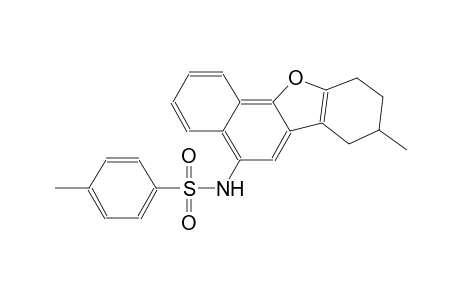 benzenesulfonamide, 4-methyl-N-(7,8,9,10-tetrahydro-8-methylnaphtho[1,2-b]benzofuran-5-yl)-
