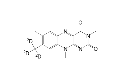 Benzo[g]pteridine-2,4(3H,10H)-dione, 3,7,10-trimethyl-8-(methyl-D3)-