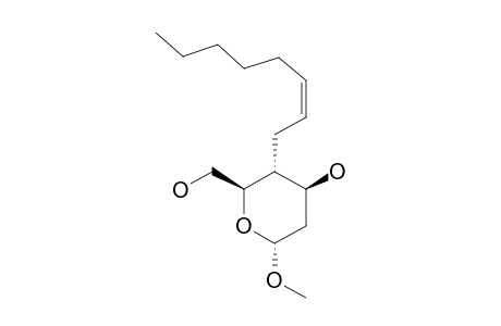 METHYL-2,4-DIDEOXY-4-C-[(2Z)-OCTENYL]-ALPHA-D-ARABINO-HEXOPYRANOSIDE