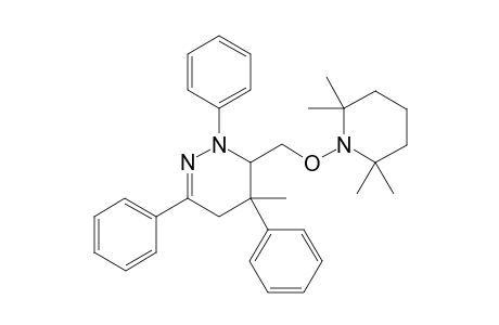 5-Methyl-1,3,5-triphenyl-6-(((2,2,6,6-tetramethylpiperidin-1-yl)-oxy)methyl)-1,4,5,6-tetrahydropyridazine