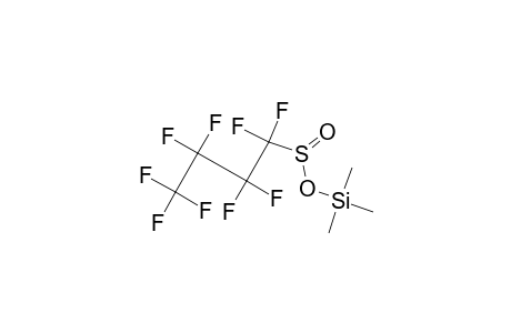 1-Butanesulfinic acid, 1,1,2,2,3,3,4,4,4-nonafluoro-, trimethylsilyl ester