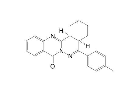 5-PARA-TOLYL-8H-1,2,3,4,4A,13B-HEXAHYDROPHTHALAZINO-[1,2-B]-QUINAZOLIN-8-ONE