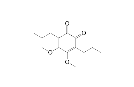 3,6-Di-n-propyl-4,5-dimethoxy-o-benzoquinone