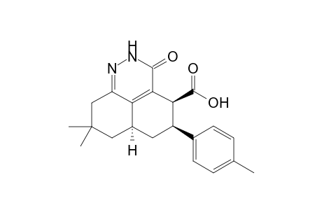 9H-4(S)-Carboxy-8,8-dimethyl-5-(S)-(p-methylphenyl)4,5,6,6a(S),7,8-hexahydro-1,2-diazaphenalen-3-one