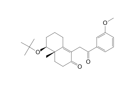 2(3H)-Naphthalenone, 5-(1,1-dimethylethoxy)-4,4a,5,6,7,8-hexahydro-1-[2-(3-methoxyphenyl)- 2-oxoethyl]-4a-methyl-, (4aS-cis)-
