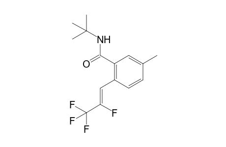 (Z)-N-(tert-butyl)-5-methyl-2-(2,3,3,3-tetrafluoroprop-1-en-1-yl)benzamide