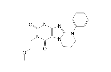 3-(2-methoxyethyl)-1-methyl-9-phenyl-6,7,8,9-tetrahydropyrimido[2,1-f]purine-2,4(1H,3H)-dione