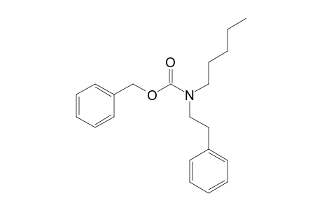 Carbonic acid, monoamide, N-(2-phenylethyl)-N-pentyl-, benzyl ester