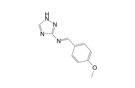 1H-1,2,4-Triazol-3-amine, N-[(4-methoxyphenyl)methylene]-