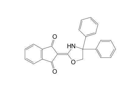 4,5-Dihydro-4,4-diphenyl-2-(1,3-dioxoindan-2-ylidene)-1,3-oxazole