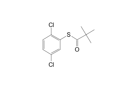 2,5-Dichlorobenzenethiol, S-trimethylacetyl-