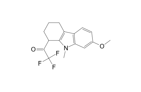 Ethanone, 2,2,2-trifluoro-1-(2,3,4,9-tetrahydro-7-methoxy-9-methyl-1H-carbazol- 1-yl)-