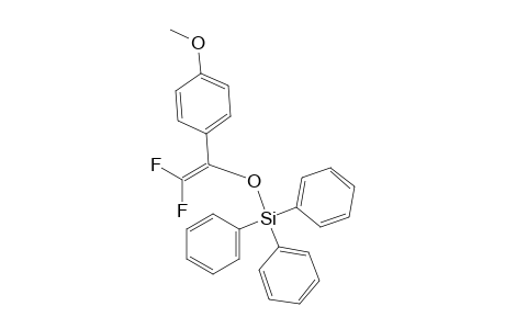 [2,2-bis(fluoranyl)-1-(4-methoxyphenyl)ethenoxy]-triphenyl-silane