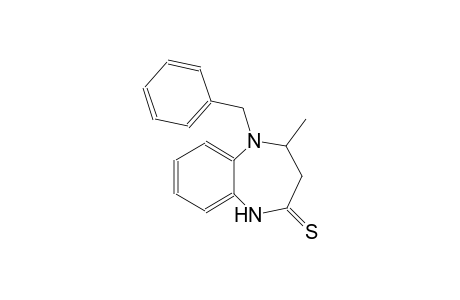 2H-1,5-benzodiazepine-2-thione, 1,3,4,5-tetrahydro-4-methyl-5-(phenylmethyl)-
