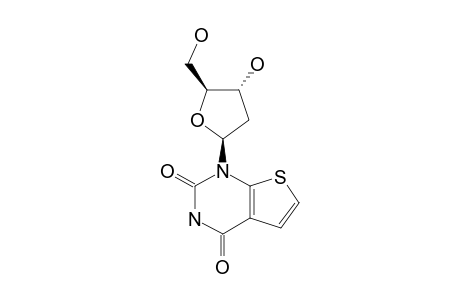1-(2-DEOXY-BETA-D-ERYTHRO-PENTOFURANOSYL)-THIENO-[2,3-D]-PYRIMIDINE-2,4(1H,3H)-DIONE