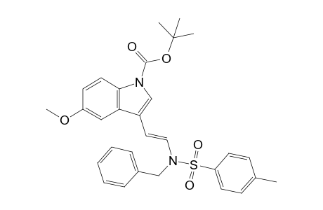 tert-Butyl 3-((E)-2-{benzyl-[(4-methylphenyl)sulfonyl]amino}ethynyl)-5-methoxy-1H-indole-1-carboxylate