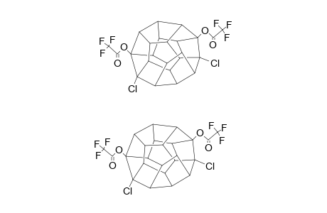 #22C;11,16-DICHLORO-1,6-BIS-(TRIFLUOROACETOXY)-UNDECACYCLO-[9.9.0.0-(2,9).0-(3,7).0-(4,20).0-(5,18).0-(6,16).0-(8,15).0-(10,14).0-(12,19).0-(13,17)]-ICOSANE