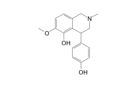 4-(4-hydroxyphenyl)-6-methoxy-2-methyl-3,4-dihydro-1H-isoquinolin-5-ol