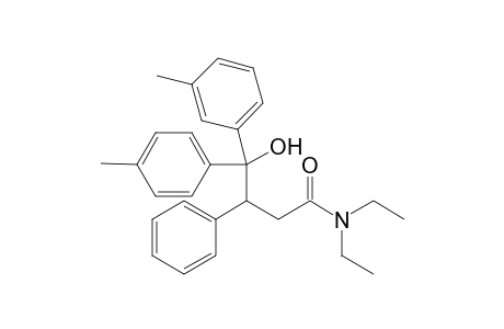 2-[bis(p-Tolyl)-(hydroxy)methyl]-2-phenylethyl-1-(N,N-diethyl)carbamide