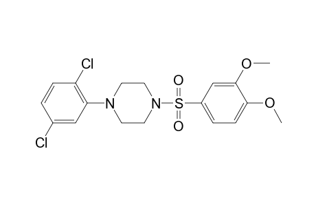 1-(2,5-dichlorophenyl)-4-(3,4-dimethoxyphenyl)sulfonyl-piperazine