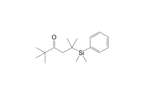5-Dimethylphenylsilyl-2,2,5-trimethyl-3-hexanone