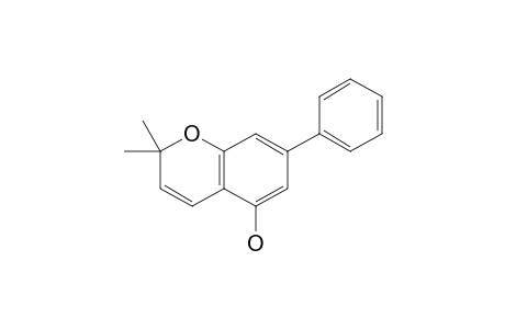 2,2-Dimethyl-5-hydroxy-7-phenylchromene