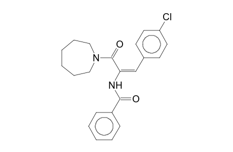 N-{4-Chloro-a-[(hexamethyleneimino)carbonyl]styryl}benzamide