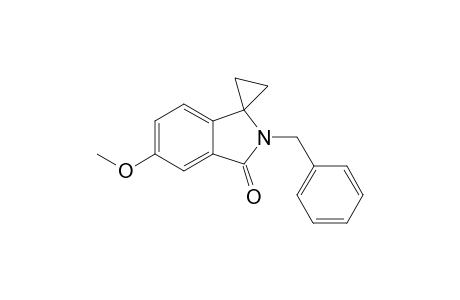 N-Benzyl-2-cyclopropano-4-methoxy-2,5-dihydrobenzo[3,4-a]pyrrolin-5-one