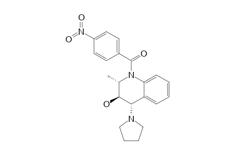 3-HYDROXY-2-METHYL-1-(4-NITROBENZOYL)-4-PYRROLIDYL-1,2,3,4-TETRAHYDROQUINOLINE